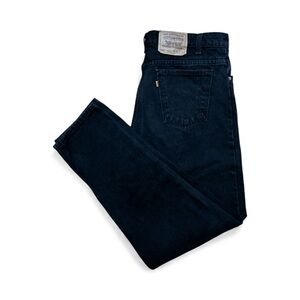 Vintage Made In USA Levi’s Orange Tabs 550 36x33 Mens 90s Relaxed Fit Black